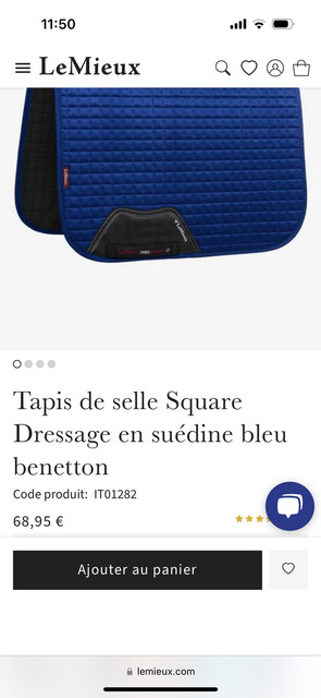 Tapis dressage LeMieux