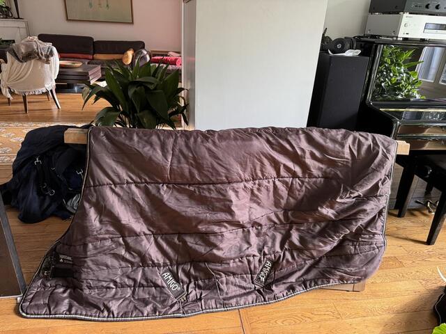 Couverture Horseware marron