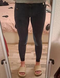 Pantalon time rider vert canard