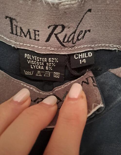Pantalon time rider vert canard