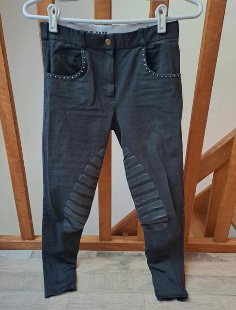 Pantalon Fellini noir à strass