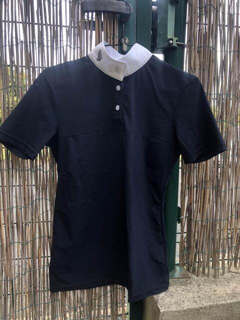 polo de concours gaze xs marine neuf étiqueté