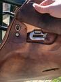 Selle en cuir marron