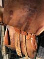 Selle en cuir marron