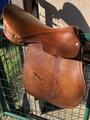 Selle en cuir marron