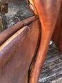 Selle en cuir marron