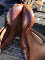 Selle en cuir marron