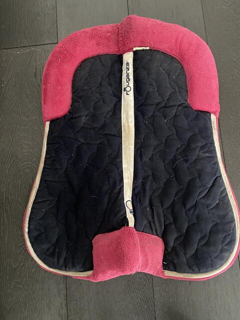 Amortisseur poney fouganza bleu et rose