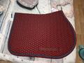 Jump'In - Tapis de selle Show One bordeaux/ marine