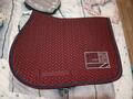 Jump'In - Tapis de selle Show One bordeaux/ marine