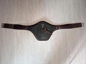 Bavette en cuir marron