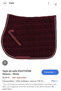 Tapis velours bordeaux