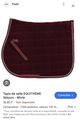Tapis velours bordeaux