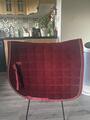 Tapis velours bordeaux