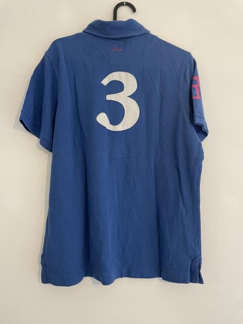 Polo boules bleu XL