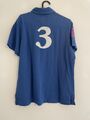 Polo boules bleu XL