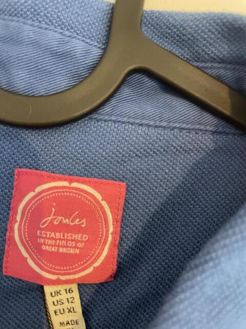 Polo boules bleu XL