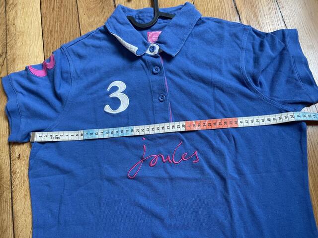 Polo boules bleu XL