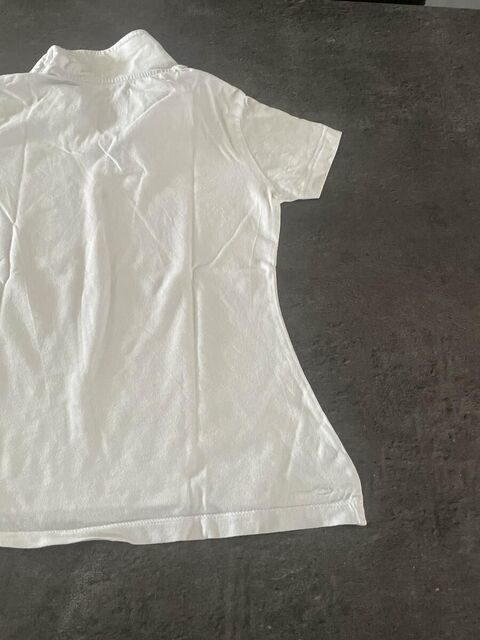 Polo blanc à manches décathlon
