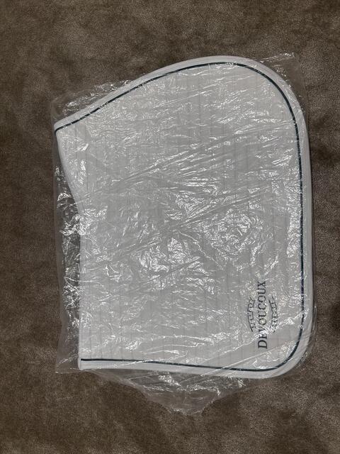 Tapis blanc Devoucoux cheval CSO neuf
