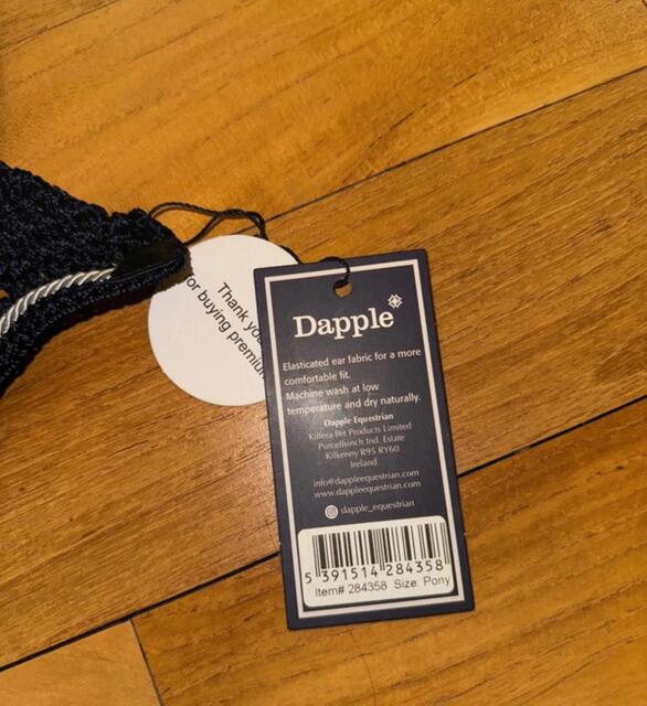 Bonnet pour poney Dapple Bleu Marine