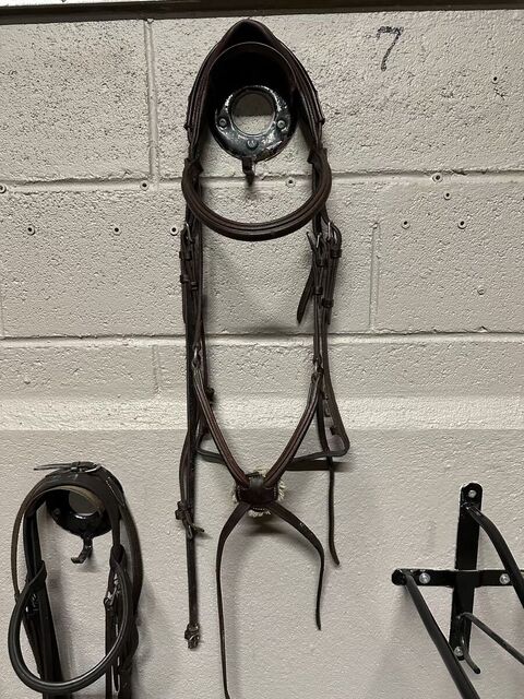 Bridon muserolle croisée CWD taille 3-cheval
