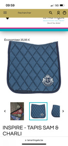 Tapis bleu marine paillettes
