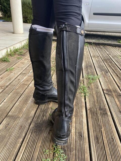 Bottes Tattini taille 39 mollet XS
