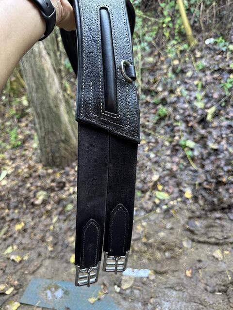 Sangle anatomique cuir GBS 130cm noir