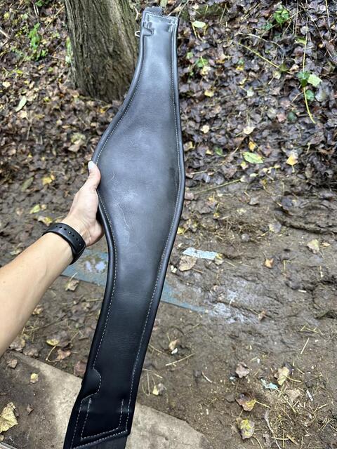 Sangle anatomique cuir GBS 130cm noir
