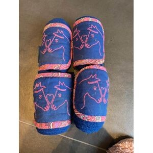 bandes bleu marine