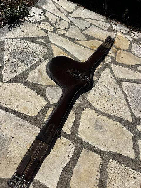 Sangle Bavette HFI marron 140cm