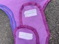 couvre rein poney rose