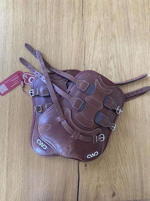 guêtre cheval cwd cuir marron