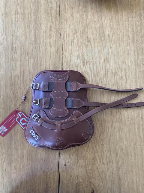 guêtre cheval cwd cuir marron