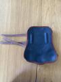 guêtre cheval cwd cuir marron