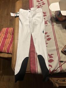 Pantalon équiline blanc
