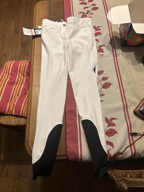 Pantalon équiline blanc