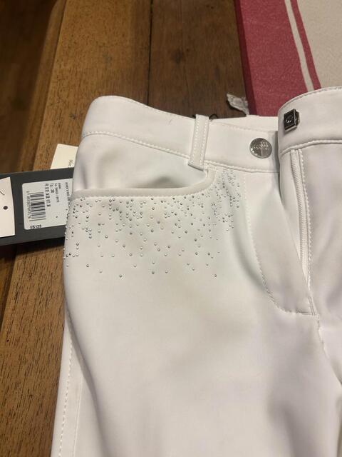 Pantalon équiline blanc