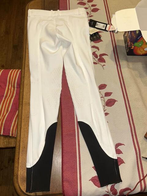 Pantalon équiline blanc