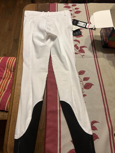 Pantalon équiline blanc