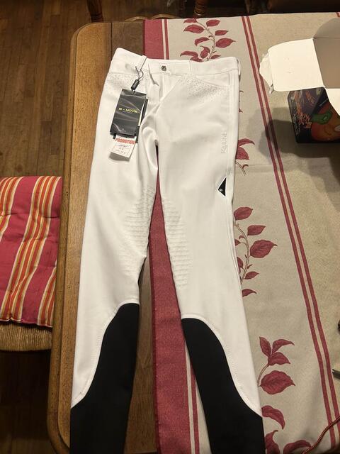 Pantalon équiline blanc
