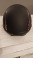 Casque d'équitation Miss Shield Shadowmatt Paint noir Crystal Fabric rose gold blason rose gold