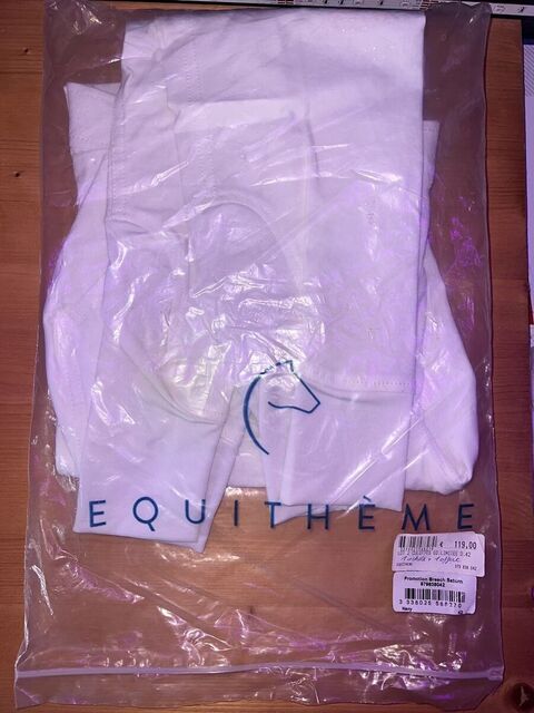 Pantalon equi-theme blanc