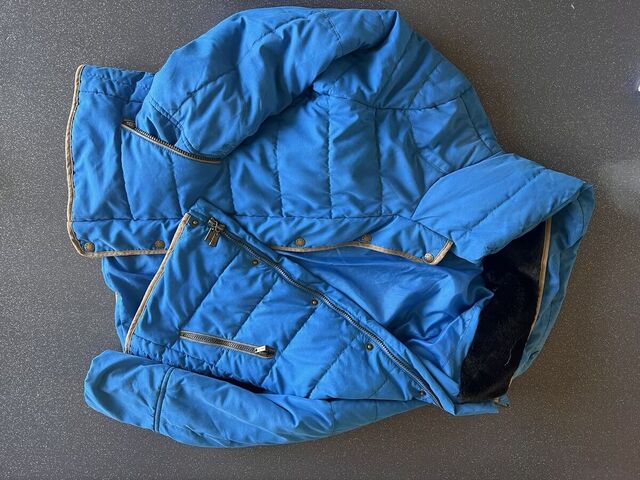 Manteau equi-theme bleu roi