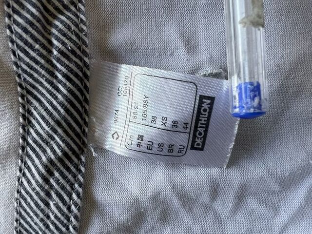 Polo blanc decathlon