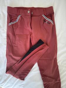 pantalon flags&cup rouge