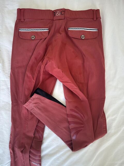 pantalon flags&cup rouge