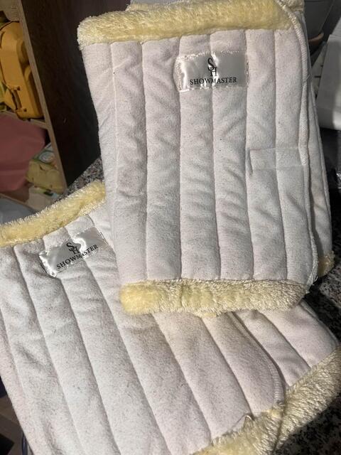 Flanelle blanche Showmaster Cheval/Cob
