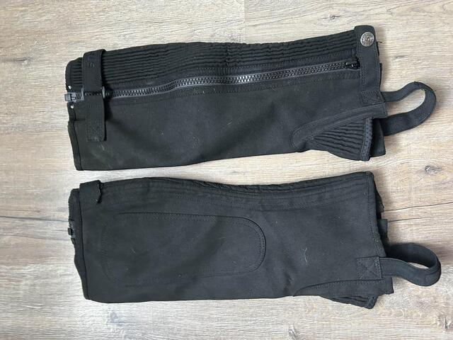 chaps noir steeds